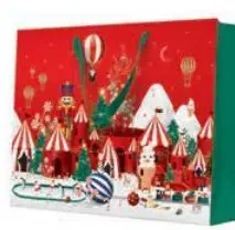 Torebka prezentowa Świąteczna kraina, duża pozioma