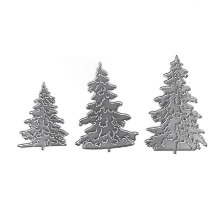 Zestaw wykrojników - Choinki 3szt - Dalprint dpCraft