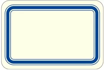 Naklejki dekoracyjne ETK 038 Niebieskie 6szt ROSSI