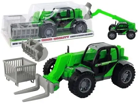 Traktor z maszyną rolniczą - Leantoys