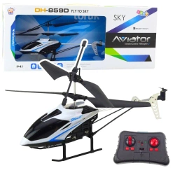 Helikopter R/C Aviator DH-859D LED obrót 360 - Leantoys
