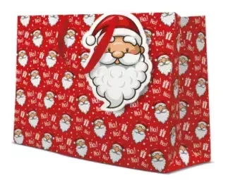 Torebka prezentowa Ho ho ho, duża pozioma