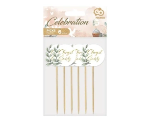 Pikery Chrzest Święty listki 6szt - Godan