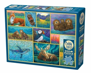 Puzzle 500 Zwierzęta Alaski 113771 - Cobble Hill