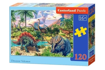 Puzzle 120 Dinosaur Volcanos CASTOR - Castorland