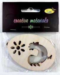 Zawieszki ozdobne pisanki Kogut 3szt - Galeria Hobby