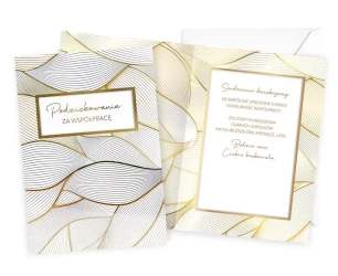 Karnet Podziękowania - Kukartka