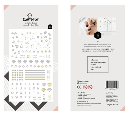 Naklejki Deco Litery i Gwiazdy - Suatelier