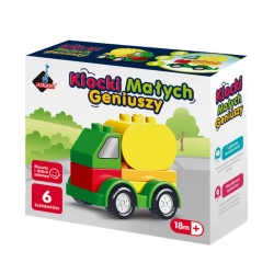 Klocki małych geniuszy Autko 6el - Askato