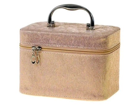 Kuferek M walizka z lusterkiem na zamek 21x14x13cm - ADAR