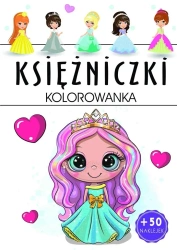 Księżniczki - kolorowanka - praca zbiorowa