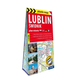 Plastic map Lublin, Świdnik - plan miasta 1:20 000 - praca zbiorowa