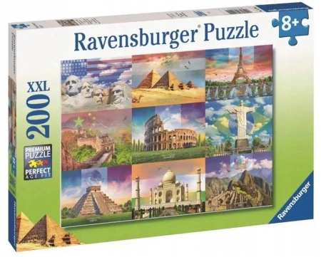 Puzzle 200 Monumentalne budynki - Ravensburger