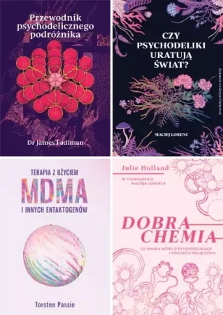 Czy psychodeliki uratują świat? PAKIET 4 książek - Dr James Fadiman