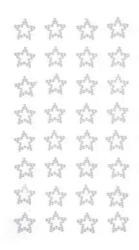 Perełki samoprzylepne gwiazdki 32szt - Dalprint dpCraft