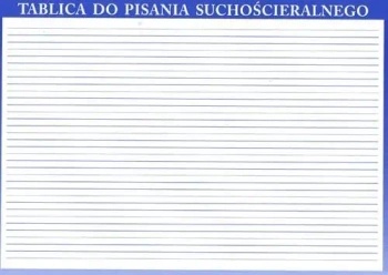 Tablica do pisania suchościeralnego - LITERAT