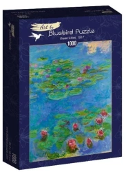 Puzzle 1000 Lilie wodne, Claude Monet1917 - Bluebird Puzzle
