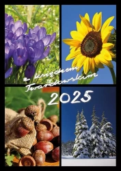 Kalendarz 2026 z księdzem Twardowskim - Pory roku - Jan Twardowski