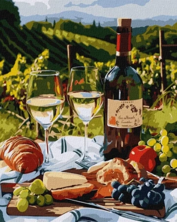 Malowanie po numerach - Południowa uczta 40x50cm - Ideyka