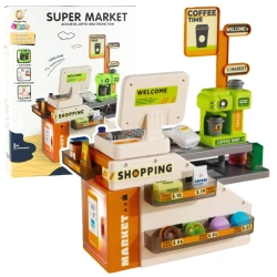 Kasa fiskalna 70el ze światłem i dźwiękiem - Leantoys