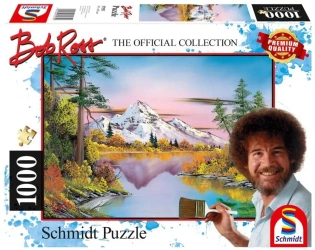 Puzzle 1000 Bob Ross, Odbicie w tafli wody - Schmidt
