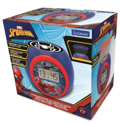 Budzik cyfrowy Spider-Man z projektorem i timerem RL977SP - Lexibook