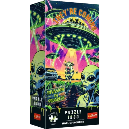 Puzzle Premium Plus Quality 1000 elementów. Hall of Horror. UFO