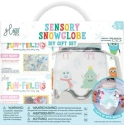 Śnieżny Zestaw sensoryczny DIY świecący słoik - Glo Pals