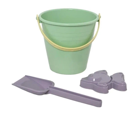 Wiaderko 1,2l z łopatką i foremkami - Plasto
