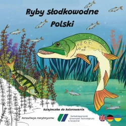 Ryby słodkowodne w Polsce - książeczka do kolorowa - Wojciech Sawicki, Ksenia Potępa