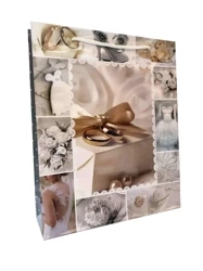 Torebki prezentowe Ślub JP 003B 12 sztuk - JU-PITER