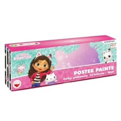 Farby plakatowe 20ml Koci Domek Gabi 12 kolorów - STARPAK