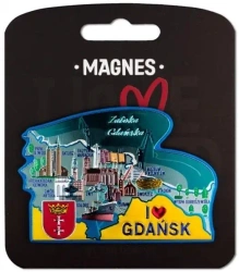 Magnes I love Poland Gdańsk ILP-MAG-A-GD-35 - Pan Dragon