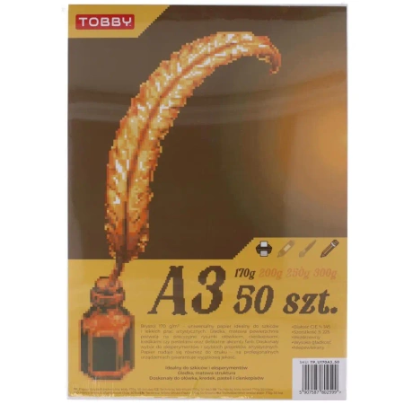 Brystol A3 170g 50 ark - Tobby