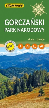 Mapa turystyczna - Gorczański Park Narodowy - praca zbiorowa
