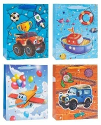 Torebka ozdobna 18x23x8cm brokat mix ROZETTE