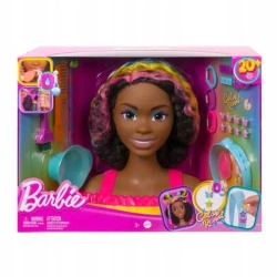 Barbie. Głowa do stylizacji Kręcone włosy HMD79 - Mattel