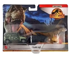Matchbox Jurassic World Transporter z Tyranozaurem - Mattel