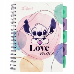 Kołobrulion B5 Disney Fashion Stitch 100 kartek wzór 1 - PATIO