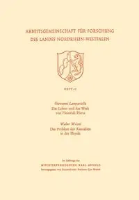 Das Leben Und Das Werk Von Heinrich Hertz / Das Problem Der Kausalitat in Der Physik - Giovanni Lampariello