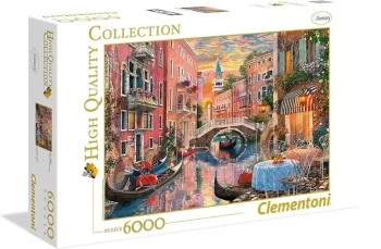 Puzzle 6000 HQ Venice Evening Sunset - Clementoni