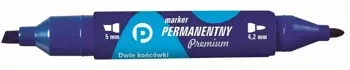 Marker perman. nieb. 2 końcówki (12szt.) KM502-N2 - Tetis
