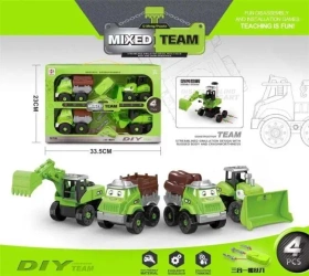 Zestaw 4 aut do rozkręcania - Merkpol