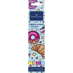 Pisak Goldfaber dwustronny 4 kolory - Faber Castell