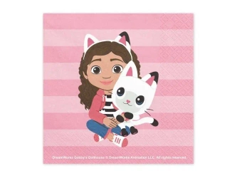 Serwetki Koci Domek Gabi 33x33cm 20szt - PartyDeco