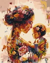 Malowanie po numerach - Rozkwit kobiecości 40x50cm - Ideyka