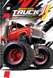 Pamiętnik Monster Truck Team 14x18cm 80 kartek - YR Creativ Company