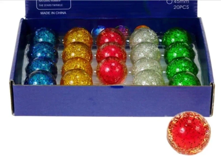 Piłeczka kauczukowa ze światłem (20szt) - ADAR