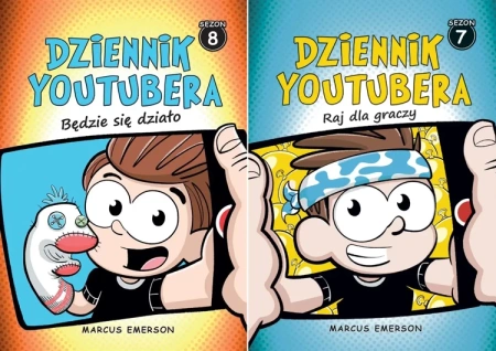 Dziennik Youtubera 7+8 PAKIET Raj dla graczy + Będzie się działo Emerson - Emerson Marcus