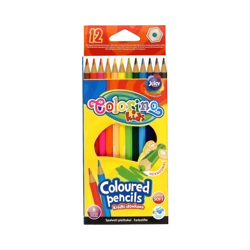 Kredki ołówkowe heksagonalne Colorino Kids  12 kolorów - PATIO